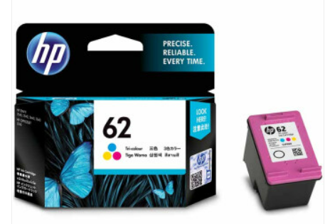 惠普 62號 原裝彩色墨盒